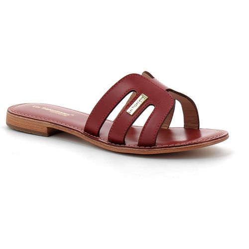 Sandales plates Mules en cuir Damia - Les Tropeziennes par M.Belarbi - Modalova