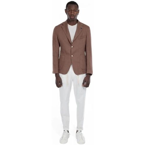 Veste Outfit Veste en lin brun - Outfit - Modalova