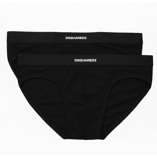 Chaussettes - culotte élastique bipack à logo - Dsquared - Modalova