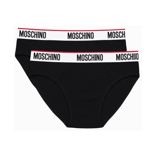Chaussettes Lot de deux slips élastiques avec logo - Moschino - Modalova