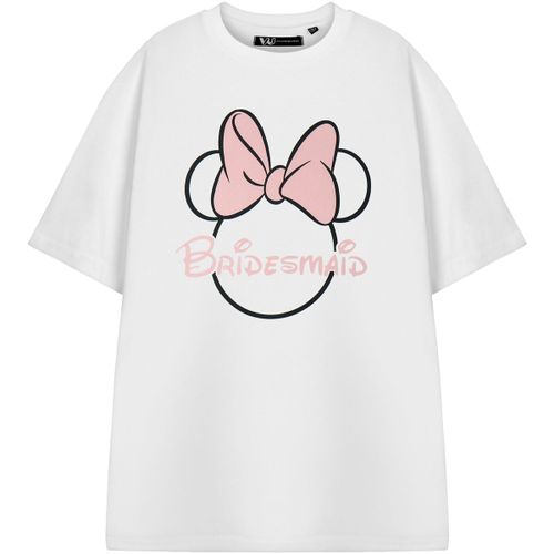 T-shirt Minnie Mouse Bridesmaid Hen Party T-shirt à manches courtes - Disney - Modalova