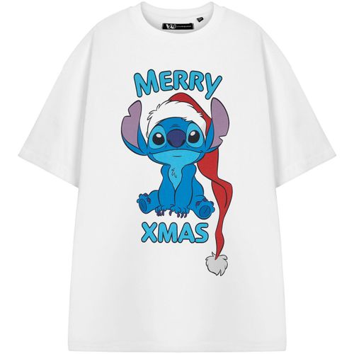 T-shirt Lilo Stitch Merry Xmas T-shirt à manches courtes - Disney - Modalova