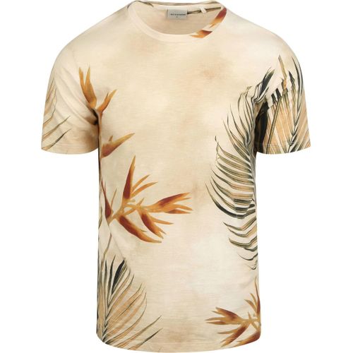 T-shirt No-Excess T-Shirt Crewneck Impression Ecru - No Excess - Modalova