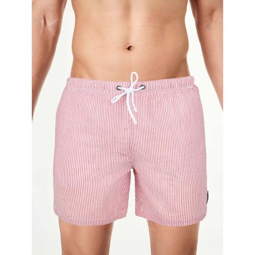 Maillots de bain Short de Bain Stripe Seersucker Rouge - Suitable - Modalova
