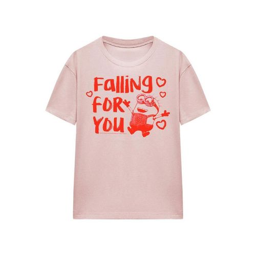 T-shirt Falling For You Ladies - Minions - Modalova