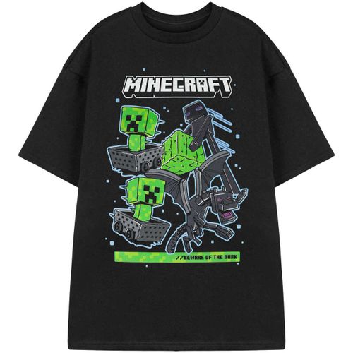 T-shirt Beware Of The Dark T-shirt à manches courtes - Minecraft - Modalova