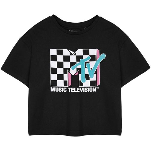 T-shirt Checkerboard Logo T-shirt court à manches courtes - Mtv - Modalova