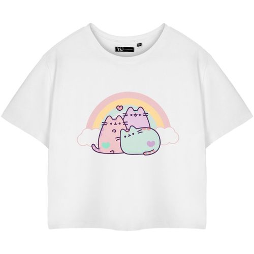 T-shirt Rainbow T-shirt court à manches courtes - Pusheen - Modalova