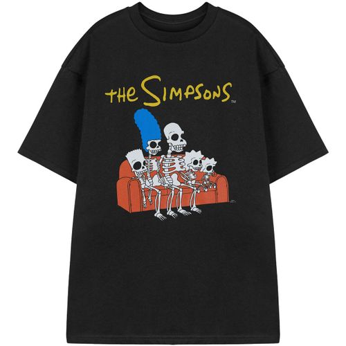 T-shirt Skeleton Couch T-shirt à manches courtes - Dessins Animés - Modalova