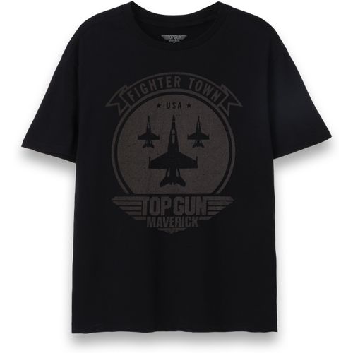 T-shirt Fighter Jet Graphic Print T-shirt à manches courtes - Top Gun - Modalova