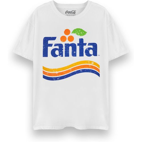T-shirt Fanta Distressed Logo T-shirt à manches courtes - Coca-Cola - Modalova