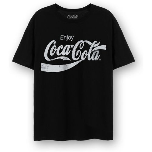 T-shirt Distressed Logo T-shirt à manches courtes - Coca-Cola - Modalova
