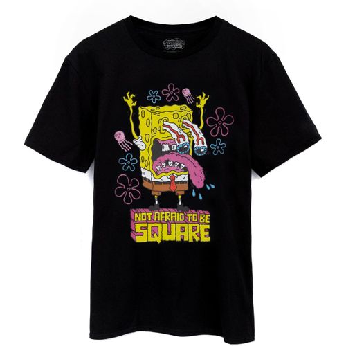 T-shirt Not Afraid To Be Square T-shirt à manches courtes - Spongebob Squarepants - Modalova