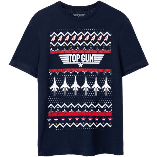 T-shirt Christmas Fairisle T-shirt à manches courtes - Top Gun - Modalova