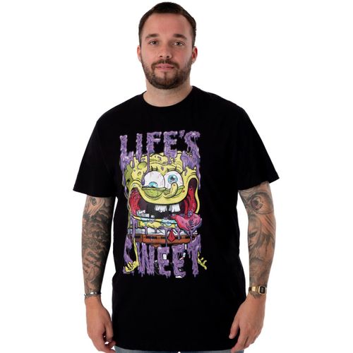 T-shirt Life's Sweet T-shirt à manches courtes - Spongebob Squarepants - Modalova