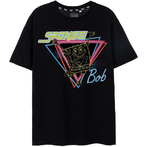 T-shirt 80's Neon T-shirt à manches courtes - Spongebob Squarepants - Modalova