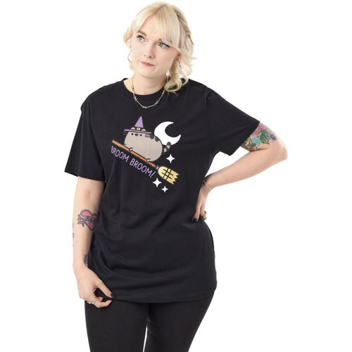 T-shirt Halloween Broom Broom T-shirt à manches courtes - Pusheen - Modalova