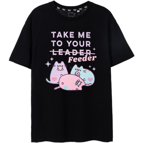 T-shirt Take Me To Your Feeder T-shirt à manches courtes - Pusheen - Modalova