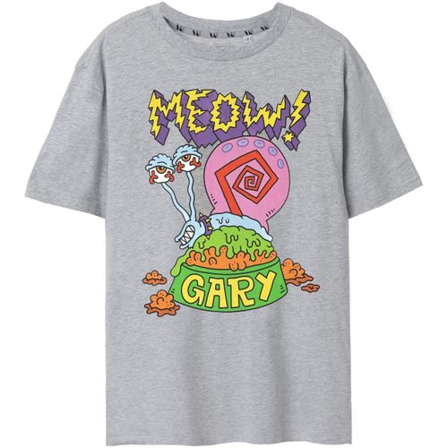 T-shirt Meow Gary T-shirt à manches courtes - Spongebob Squarepants - Modalova