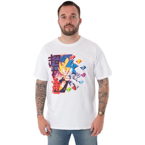 T-shirt Super Sonic Diamonds T-shirt à manches courtes - Dessins Animés - Modalova