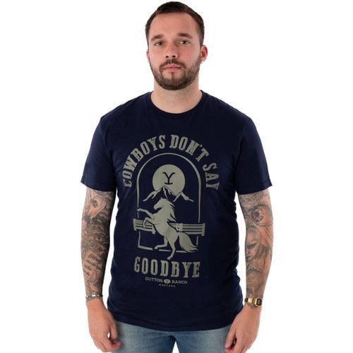 T-shirt Cowboys Don't Say Goodbye T-shirt à manches courtes - Yellowstone - Modalova