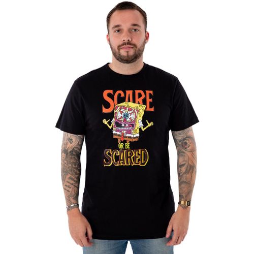 T-shirt Scare Or Be Scared T-shirt à manches courtes - Spongebob Squarepants - Modalova