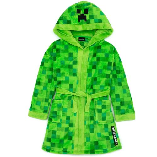 Peignoirs Pixel Creeper Novelty Print Peignoir - Minecraft - Modalova