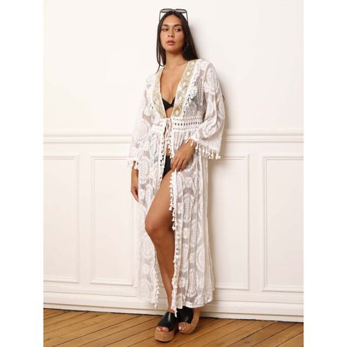 Paréos Kimonos - Blanc - La Modeuse - Modalova