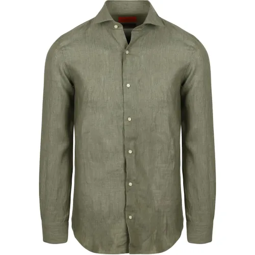 Chemise Suitable Chemise Lin Vert - Suitable - Modalova
