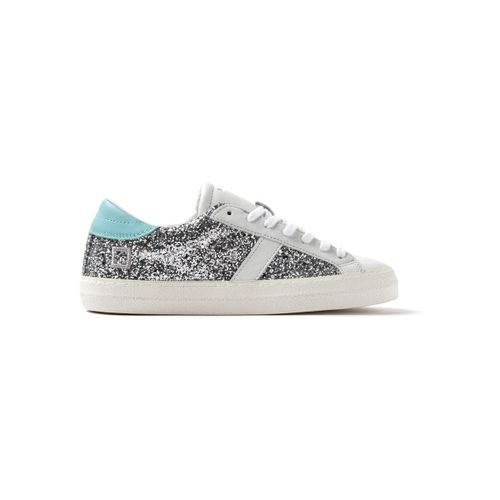 Baskets basses D-A-T-E-HL-GL-SL HILL LOW GLITTER SILVER - D.A.T.E. - Modalova