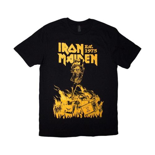 T-shirt Est. 1975 Holy Ske - Iron Maiden - Modalova