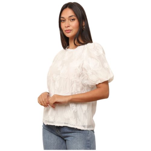 Blouses Tops, t-shirts - Blanc - La Modeuse - Modalova