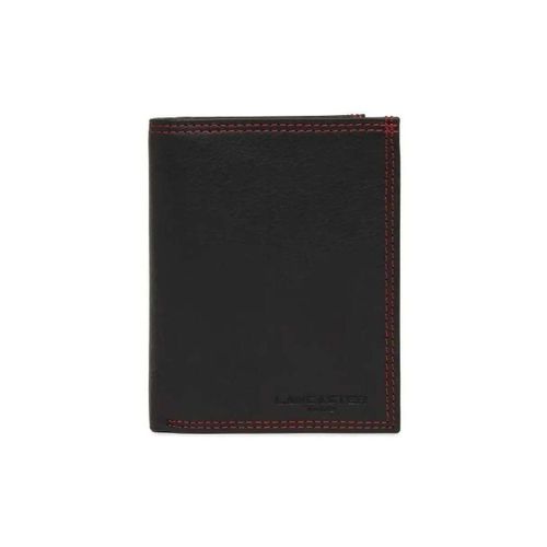 Portefeuille Portefeuille Cuir Vachette Noir/Rouge RFID - LANCASTER - Modalova