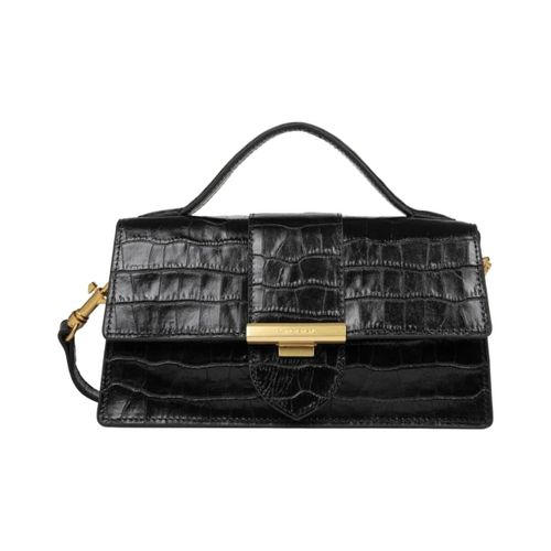 Sac à main Baguette Exo Ily M Noir Croco - LANCASTER - Modalova