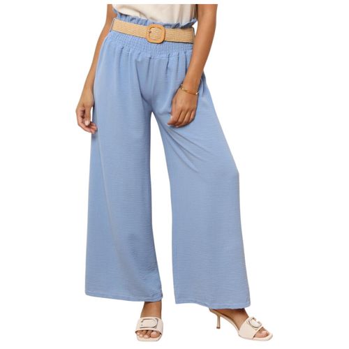 Pantalon Pantalons - Bleu Clair - La Modeuse - Modalova