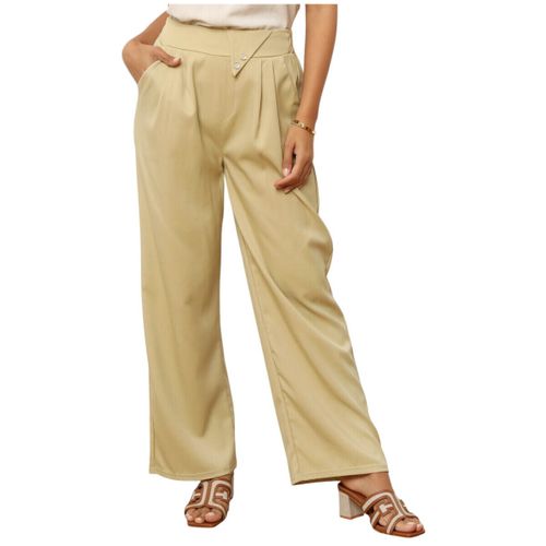 Pantalon Pantalons - Jaune - La Modeuse - Modalova