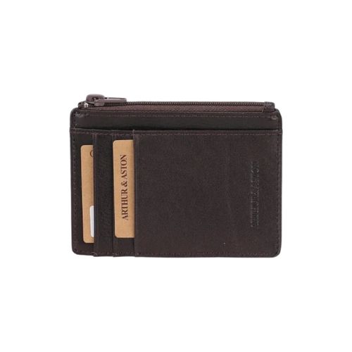 Portefeuille Porte cartes Arthur et Aston Ref 65921 C Chataigne - Arthur & Aston - Modalova