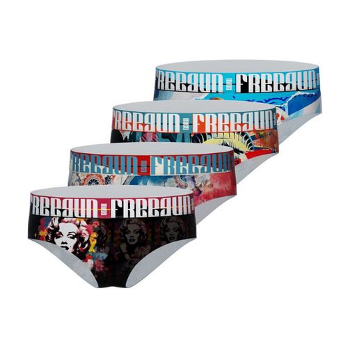Boxers Lot de 4 culottes Pop Art - Freegun - Modalova