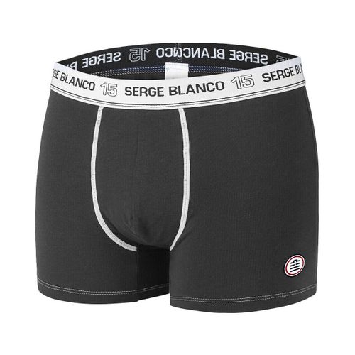 Boxers Lot de 8 boxers en coton Noir - Serge Blanco - Modalova