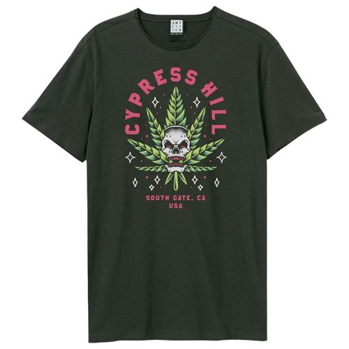 T-shirt Skull Leaf - Amplified Clothing - Modalova