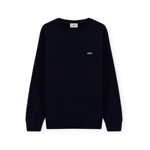 Sweat-shirt Embroidered Logo Crewneck Sweatshirt - Blue Navy - Autry - Modalova
