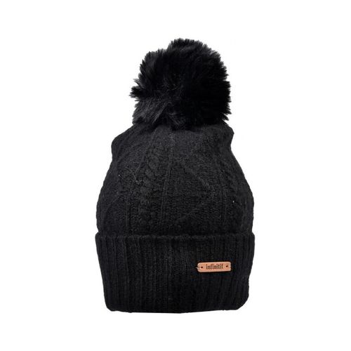 Echarpe Bonnet Pompon 0212 POLAIRE NOIR - Infinitif - Modalova