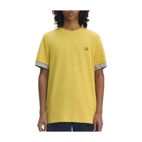 T-shirt Striped Cuff T-shirt - Fred Perry - Modalova