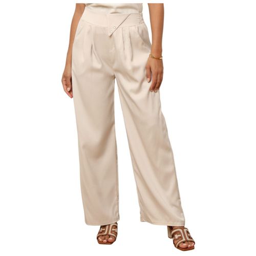 Pantalon Pantalons - Beige - La Modeuse - Modalova