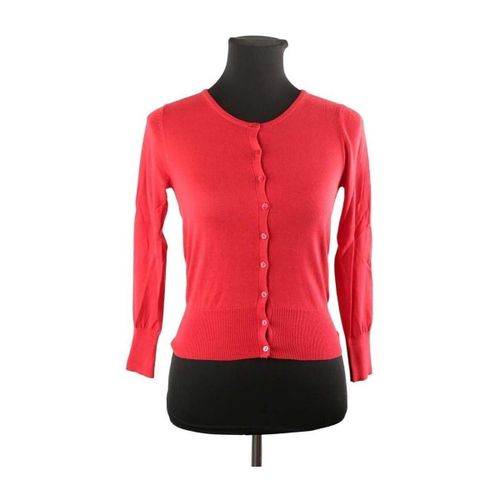 Gilet Cardigan en soie rouge - Lk Bennett - Modalova