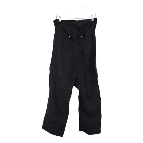 Pantalon Pantalon Nicobar en lin noir - Laurence Bras - Modalova