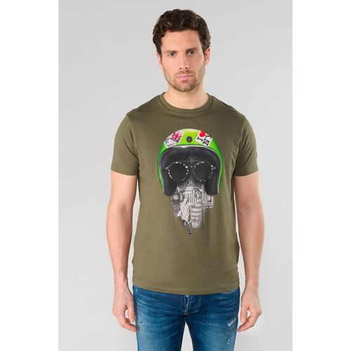 T-shirt T-shirt wenby kaki imprimé - Le Temps des Cerises - Modalova