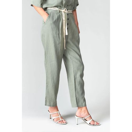 Pantalon Pantalon en lin rufa kaki - Le Temps des Cerises - Modalova