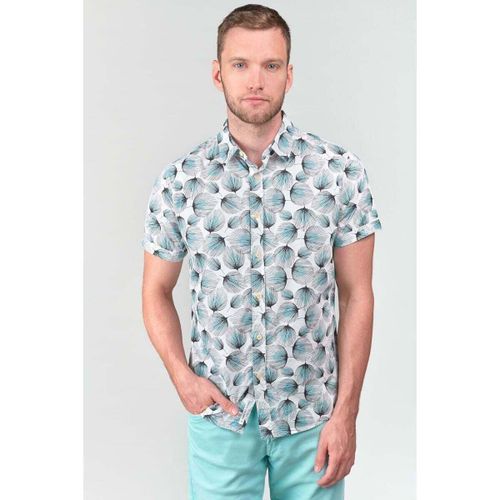 Chemise Chemise bremo blanche à motif feuilles - Le Temps des Cerises - Modalova