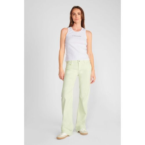 Jeans Jeans pulp flare maes taille haute vert citron - Le Temps des Cerises - Modalova